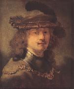 Govert flinck Bust of Rembrandt (mk33) oil on canvas